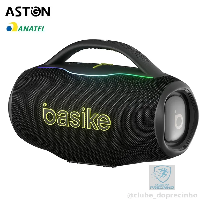 Astgn X Basike Caixa De Som Sem Fio Boombox 100w 10000mah Ipx6 Rgb Hifi Tws