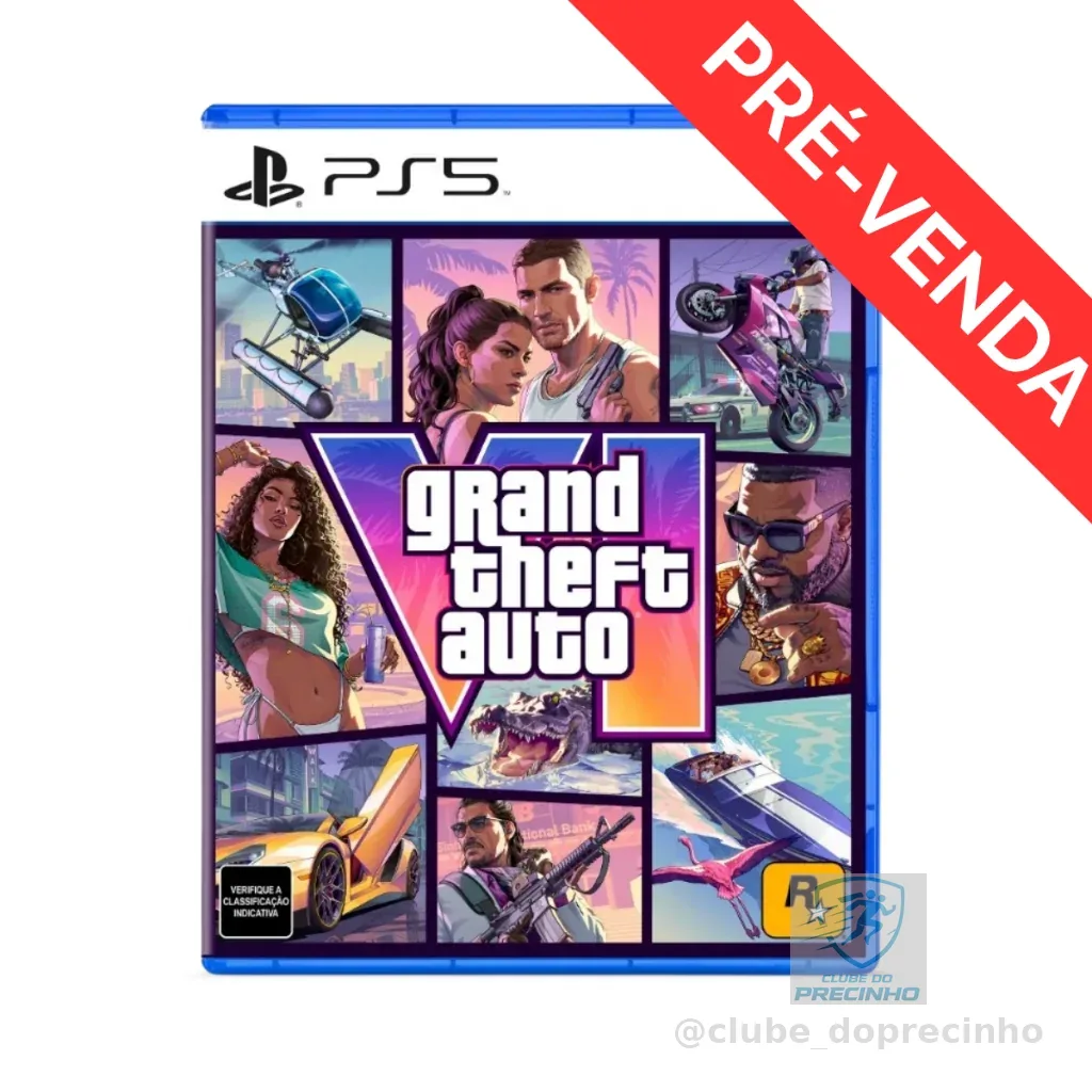 Jogo Grand Theft Auto VI Edição Standard - PS5 (PRÉ-VENDA)