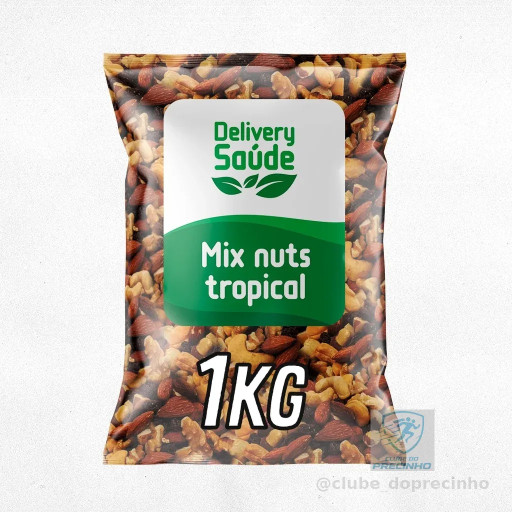MIX PREMIUM NUTS Castanha de Caju/Castanha do Pará/Amêndoas/Nozes/Cranberry/Uva Passas/Amendoim 500G/1KG