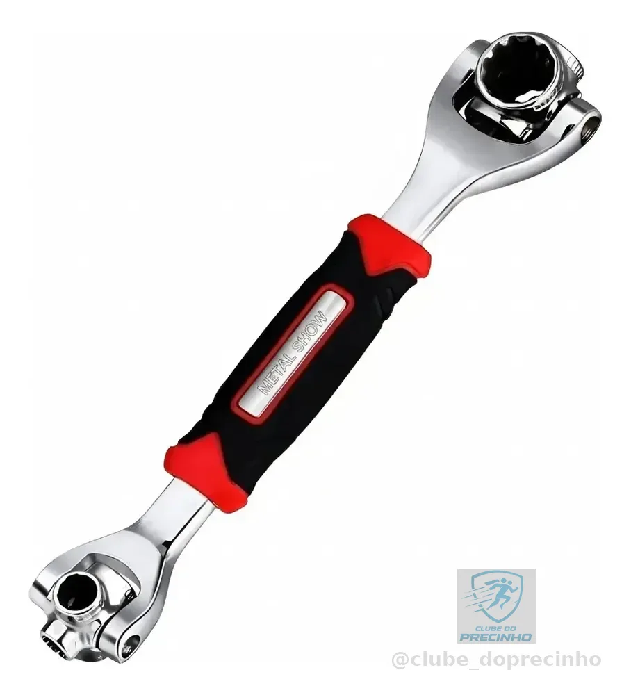 Chave Universal 8 em 1 com Cabeça Rotativa 360° Metal Show