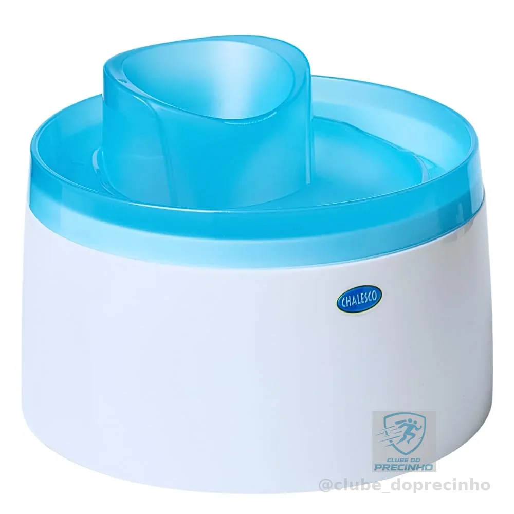 Fonte Cat & Dog Chalesco para Gatos – Bebedouro Elétrico com Água em Movimento, Silencioso e Fácil de Limpar