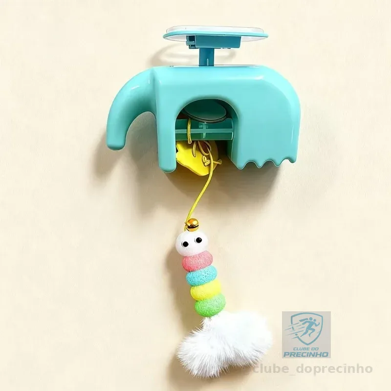 Novo Brinquedo Para Gatos Com Elevador Automático , Varinha De Penas E Bola Suspensa , Eletrônico Inteligente Entretenim