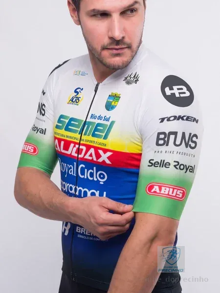 Camisa De Ciclismo Masculina New Sport Marcio May Equipe Audax/Rio do Sul