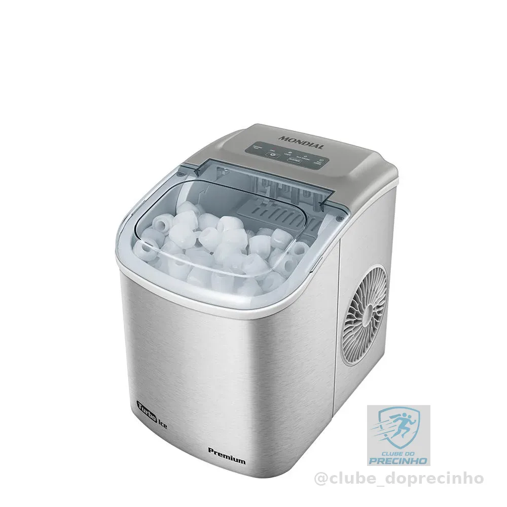 Máquina de Gelo Turbo Ice Premium Mondial MG-12-GI