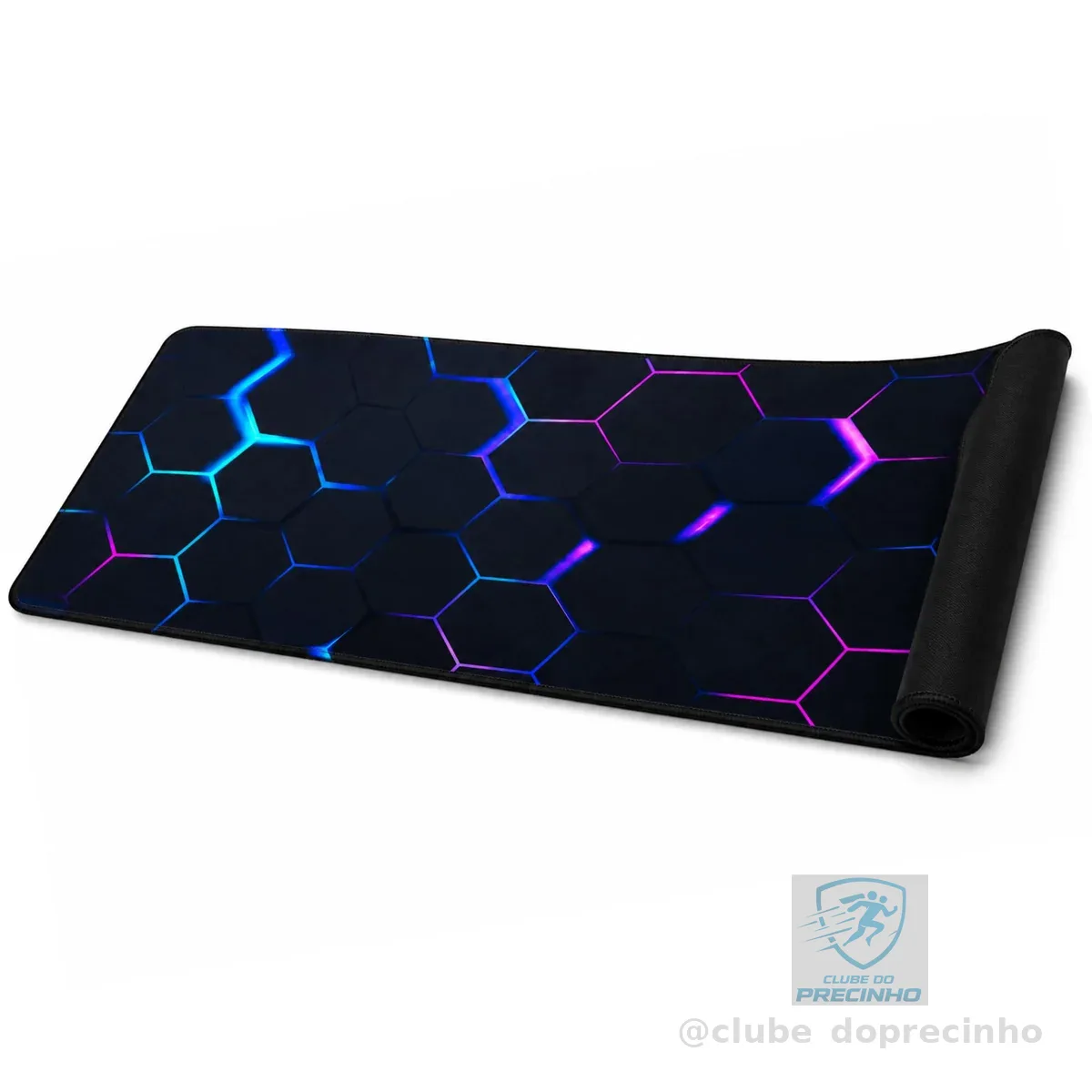 Mouse Pad Gamer Grande Profissional Extra 80x30 cm Bordas Costuradas Base Antiderrapante Lavável Impermeável Mapa do Mundo Premium Escritório Quarto Sala Setup Gamer