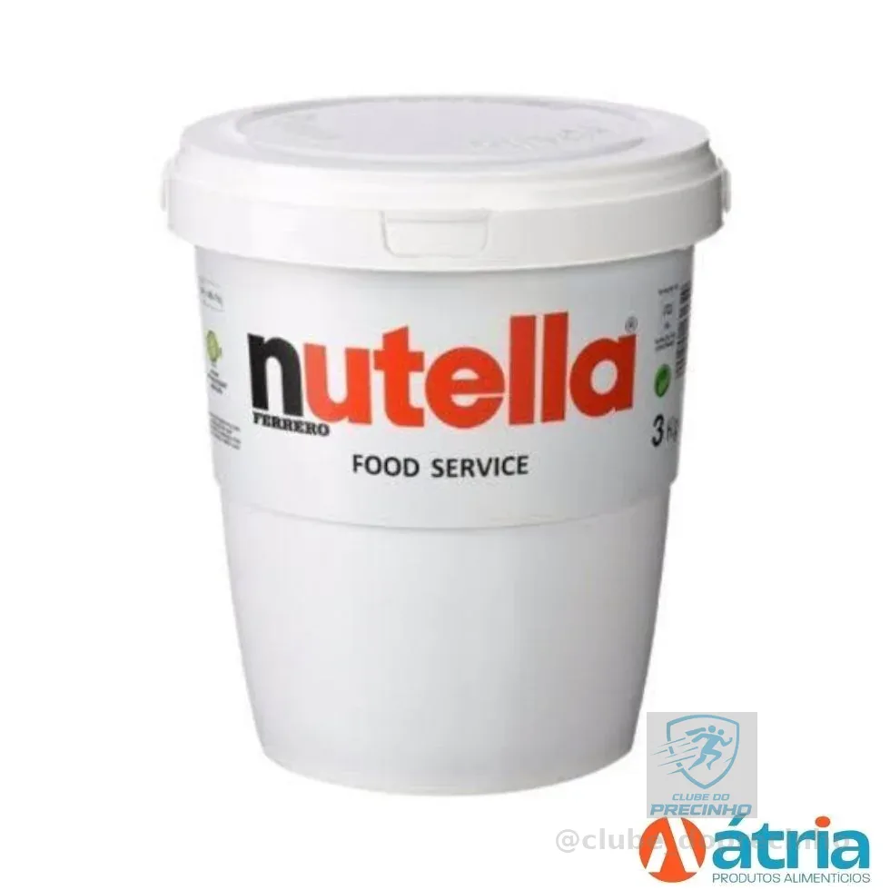 Nutella 3kg Balde - Ferrero