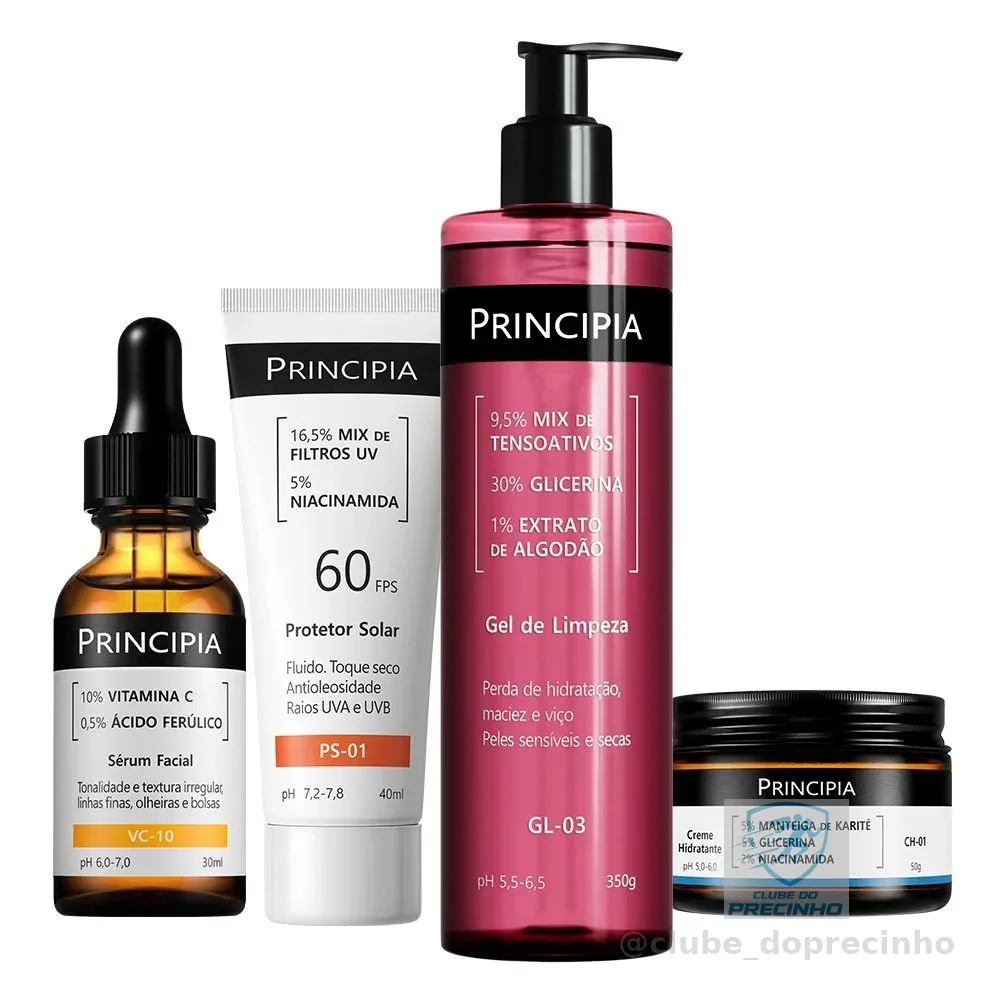 Principia Kit Essencial GL-03 + CH + VC + PS-01 FPS 60