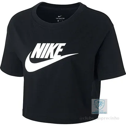 Camiseta Cropped Nike Sportswear Essential CR Feminina