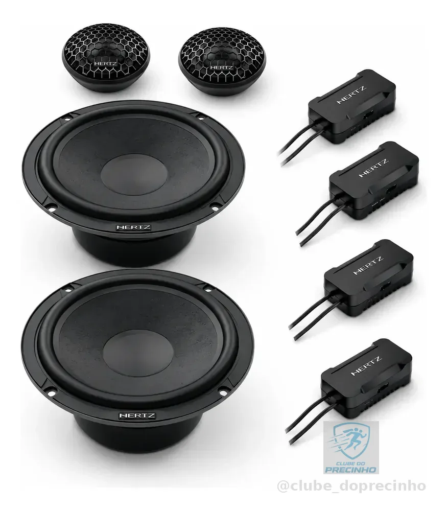 Kit Alto Falante Duas Vias 6,5 300w Hertz Ck 165l Cento