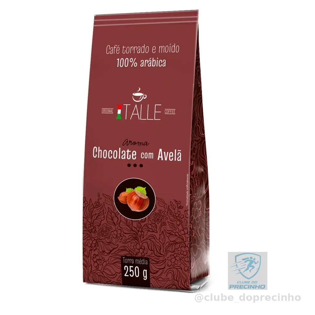 Café Aromatizado Cafe Torrado e Moido Café Italle Sabores Aroma 250g