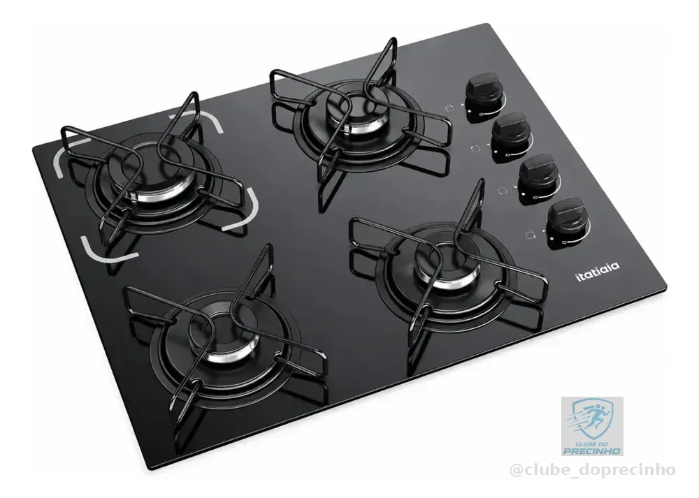 Cooktop Itatiaia Essencial 4 Bocas cor Preto