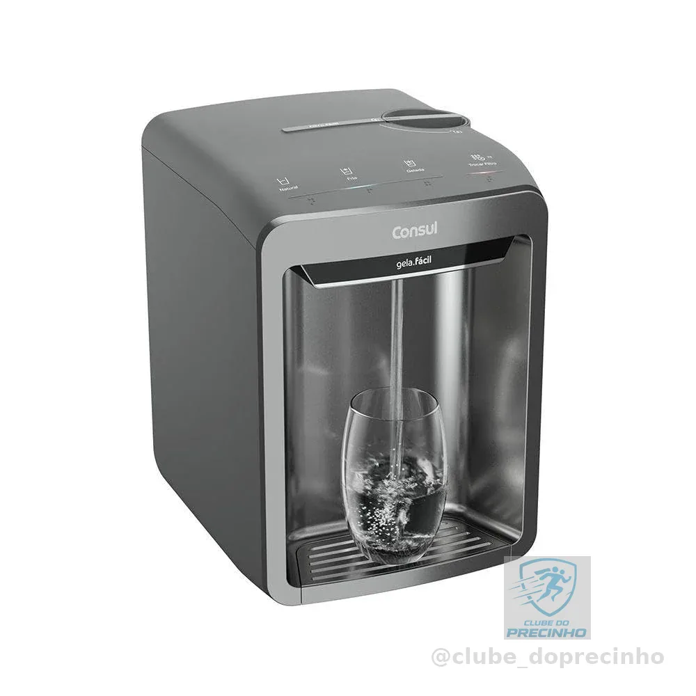 Purificador de Água Consul Refrigerado Eletrônico CPB33AF Cinza Bivolt