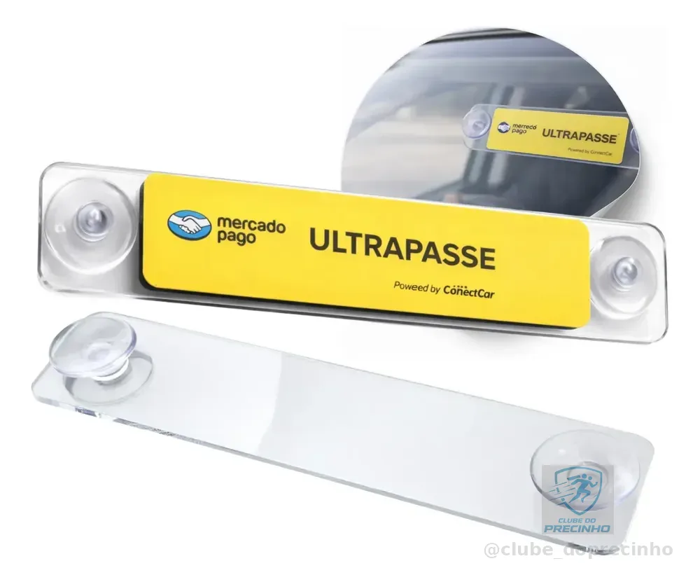 Suporte Para-brisa P/ Tag Pedágio Ultrapasse