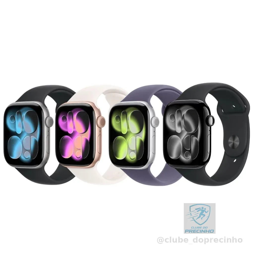 Relógio Apple Watch Series 11 GPS 42mm 46mm S11 Lançamento Envio Imediato com Nota Fiscal