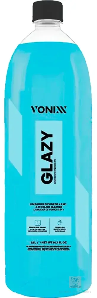 Limpa Vidros 4 em 1 Vonixx Redutor de Risco 1,5L Glazy Líquido
