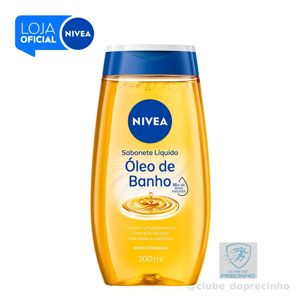 NIVEA Sabonete Líquido Óleo de Banho - 200 ml