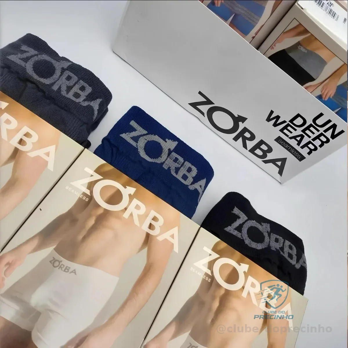 Kit 10 Cueca Boxer Zorba 781 Original Em Algodão Sem Costura