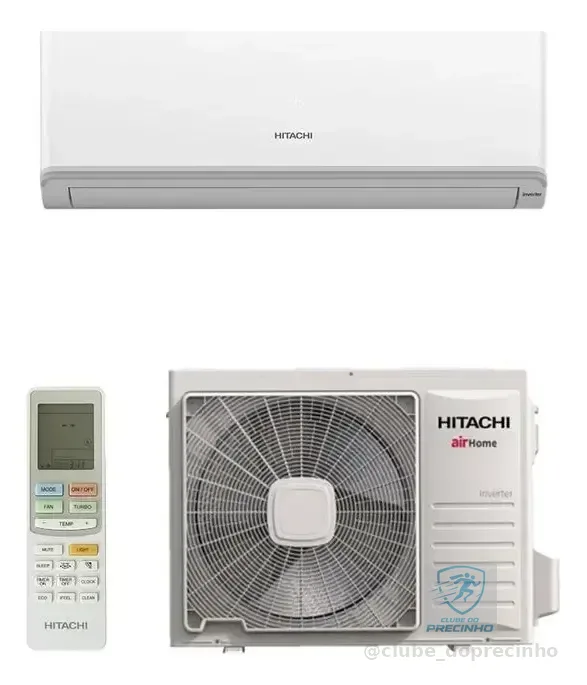 Ar Condicionado Split Inverter Hitachi Airhome 12.000 Btus Frio R-32