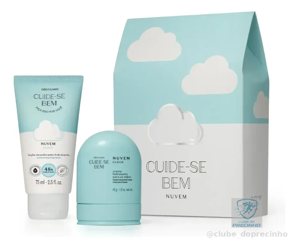 O Boticário Cuide-se Bem Nuvem Mini Kit 2 Itens
