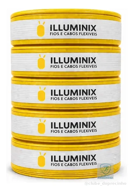 Cabo Flexivel 2,5mm Rolo Com 100 Metros 750v Fio Unipolar