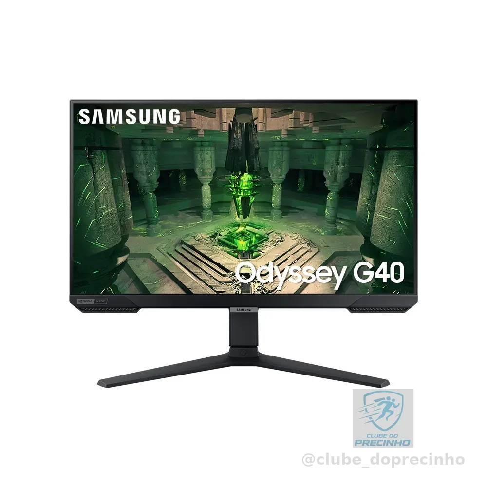 Monitor Gamer Samsung Odyssey G40 27 , 240 Hz, 1ms, Ajuste De Altura, Gsync, Freesync,hdmi, Dp, Fhd, Preto