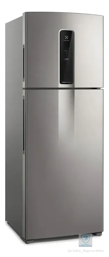 Geladeira Electrolux Frost Free Inverter 480L Efficient com AutoSense SmartBivolt Duplex cor Inox Look (IT70S) Bivolt