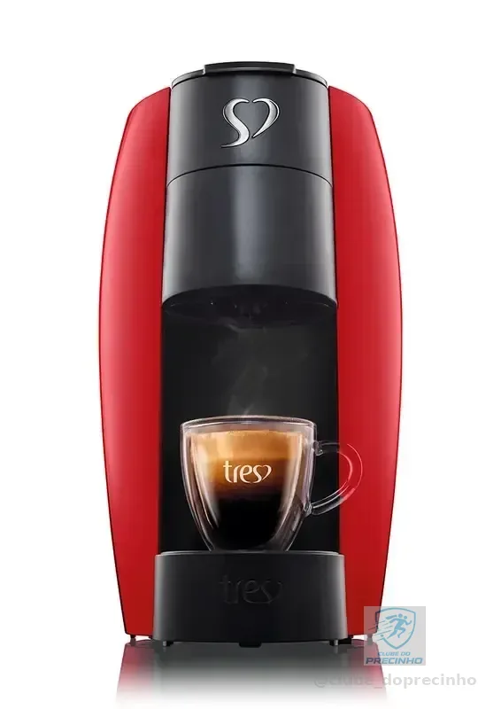 Cafeteira Espresso Lov Automática Vermelha 3 Corações Vermelho