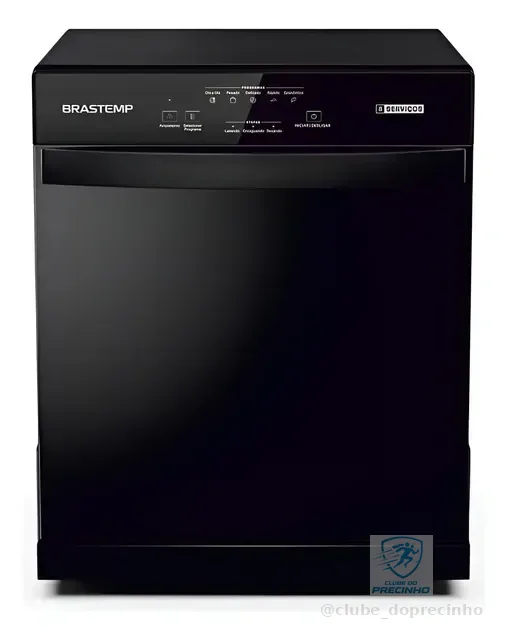 Lava Louças Brastemp 8 Serviços Preta - Blf08ae