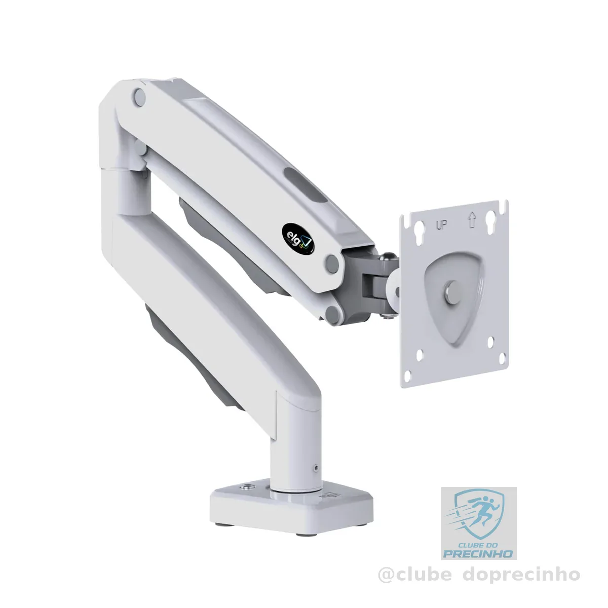 Suporte Articulado de Mesa com Pistão a Gás para Monitores de 17' a 35' Branco - F80W ELG