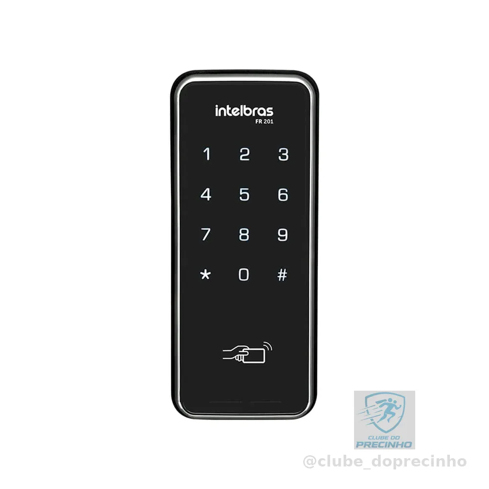 Fechadura Digital de Sobrepor Touch Screen FR 201 Intelbras