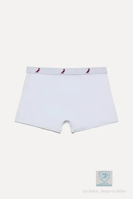 Kit 3 Cuecas Boxer Algodão Reserva