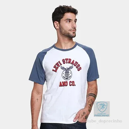 Camiseta Levi's Retrô Ringer Raglan Masculina