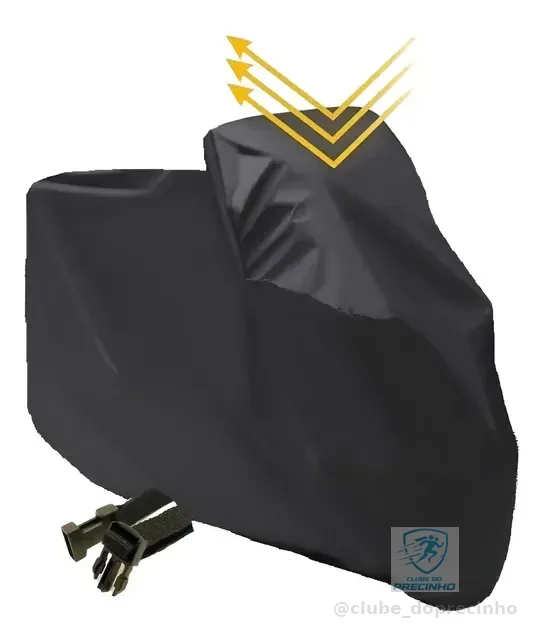 Capa Para Moto Forrada Impermeável Térmica Sol Chuva Lom