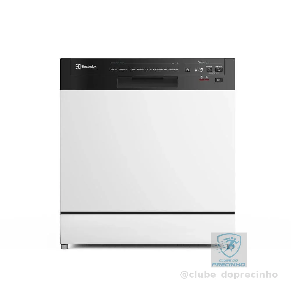 Lava-Louça Electrolux 8 Serviços Branca com Programa Lava & Seca 50 min (LB08E)