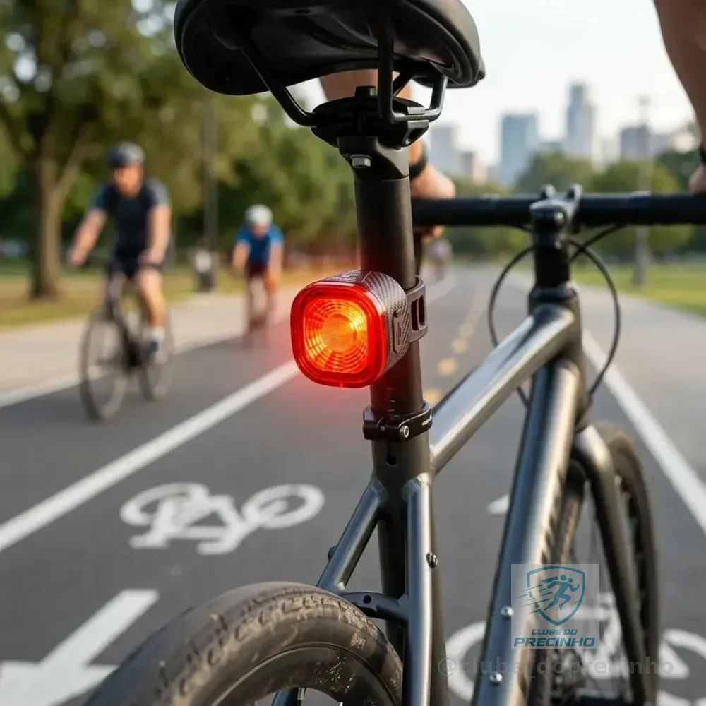 Luz Lanterna Traseira Bike Sinalizador Led Alerta Freio Ipx6 Luz Traseira Led Vermelho Sensor Brake Ligth Bike Sinalizador Inteligente Alerta Freio 4 Modos Chuva Ipx6 Recarregável Usb