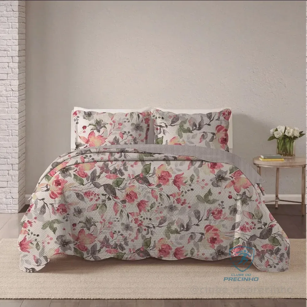 BAIXOU O PREÇO, modelo dupla face pra cama queen ❤️🌺