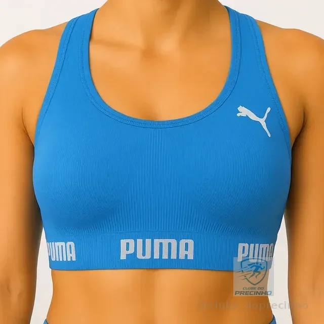 Top Puma Academia Fitness Original Nadador Alta Sustentação