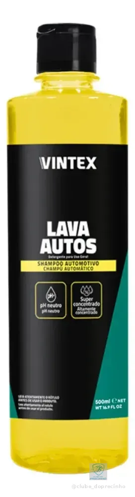Lava Auto Shampoo Automotivo Vintex 500ml Vonixx Super Conce