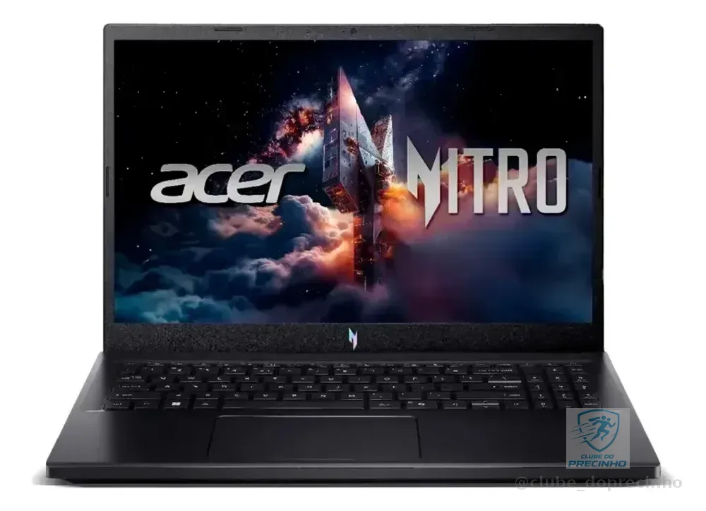 Notebook Gamer Acer Nitro V15 com Intel Core i5-13420H, 8GB RAM e RTX 4050 de 6GB, SSD 512GB e Tela de 15.6" Full HD 165Hz