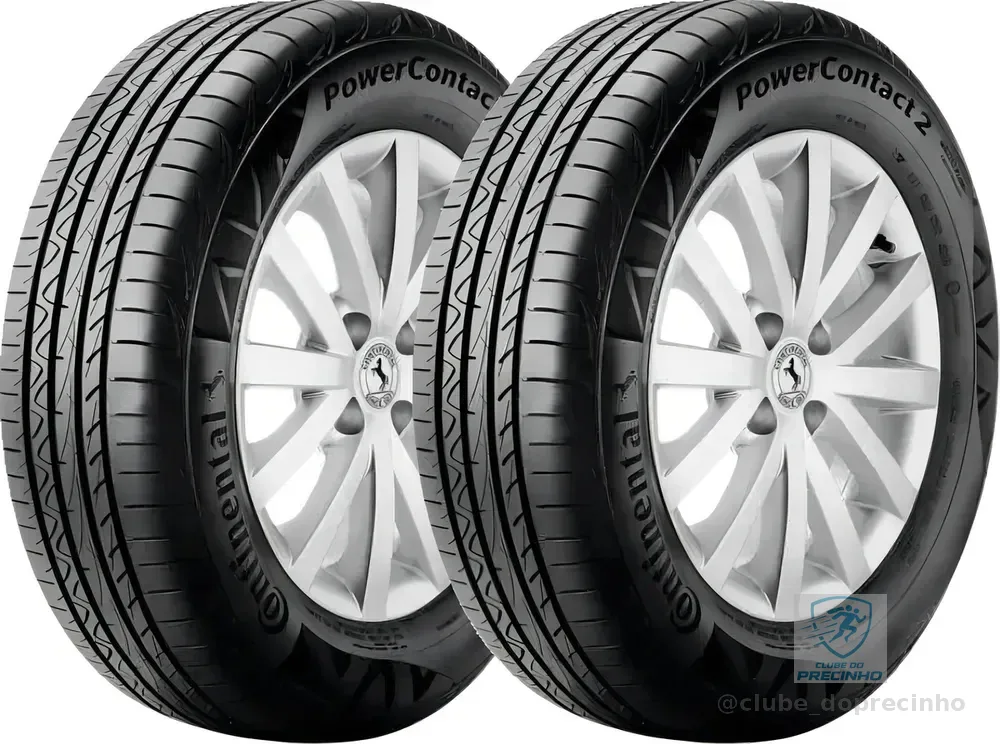 Kit 2 Pneus 205/55R16 Continental PowerContact 2 91V Aro 16