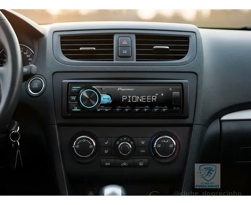 Radio Pioneer Bluetooth Automotivo Mvh-145br Usb Mp3 Fm