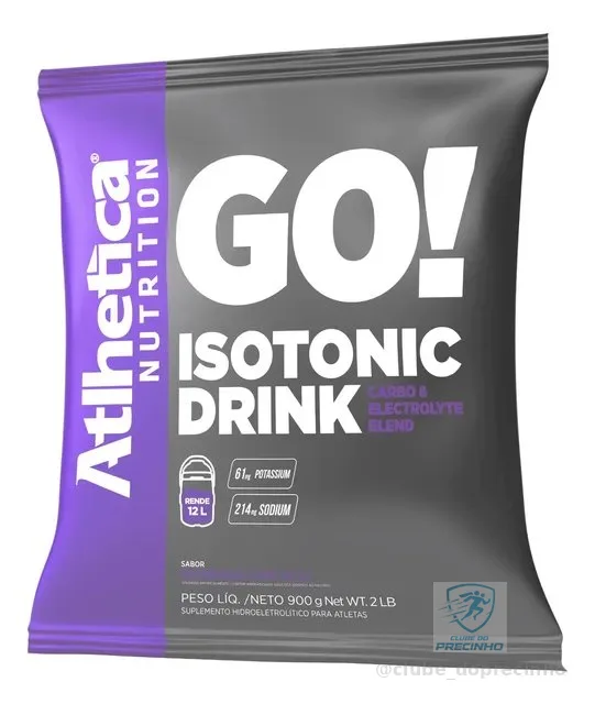 Isotonico Isotonic Drink 900g Go Atlhetica Repositor 30doses