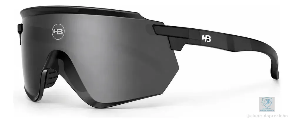 Óculos De Sol Hb Flare M Black D Nickel Gray Lançamento 26 Liso Preto Nickel Gray