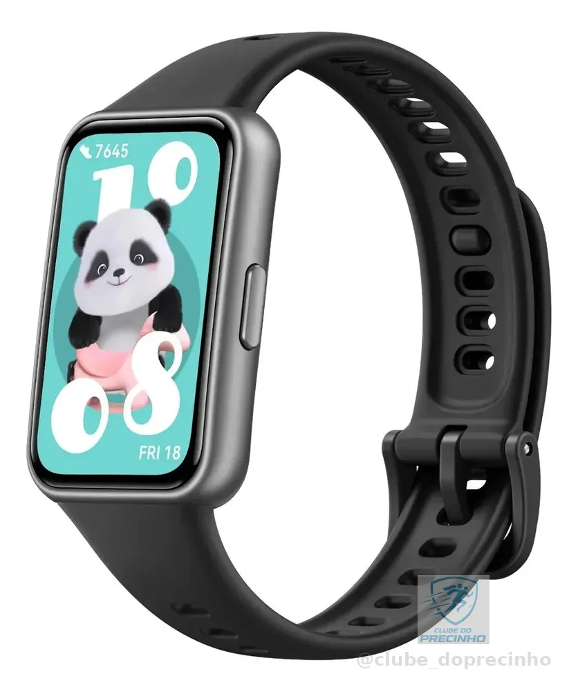 Smartwatch HUAWEI Band 11 Tela AMOLED de 1,62" Bateria com Autonomia de Até 14 Dias Monitoramento Aprimorado do Sono Bem-estar Emocional Multidimensional Compatível com iOS e Android Preto