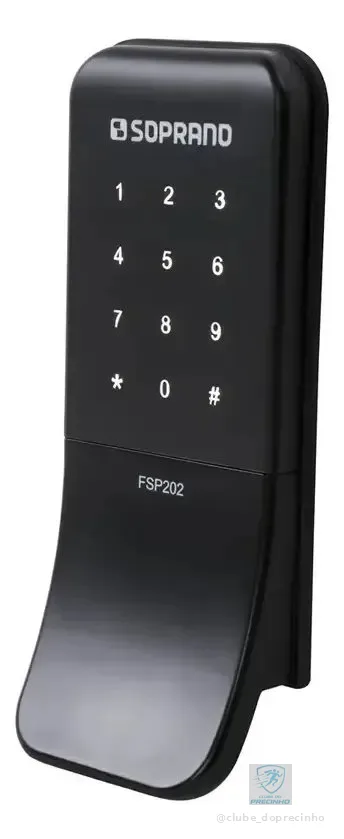 Fechadura Digital De Sobrepor Puxador FSP202 - Soprano