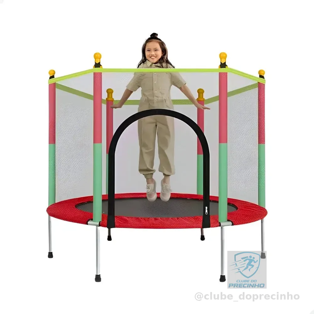 Cama Elástica Pula Pula Infantil Trampolim 1,4 Metros Atentu