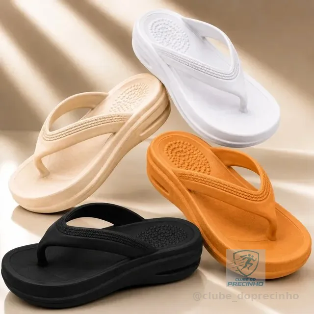 Chinelo Feminino Ortopédico Ultra Leve E Super Confortável