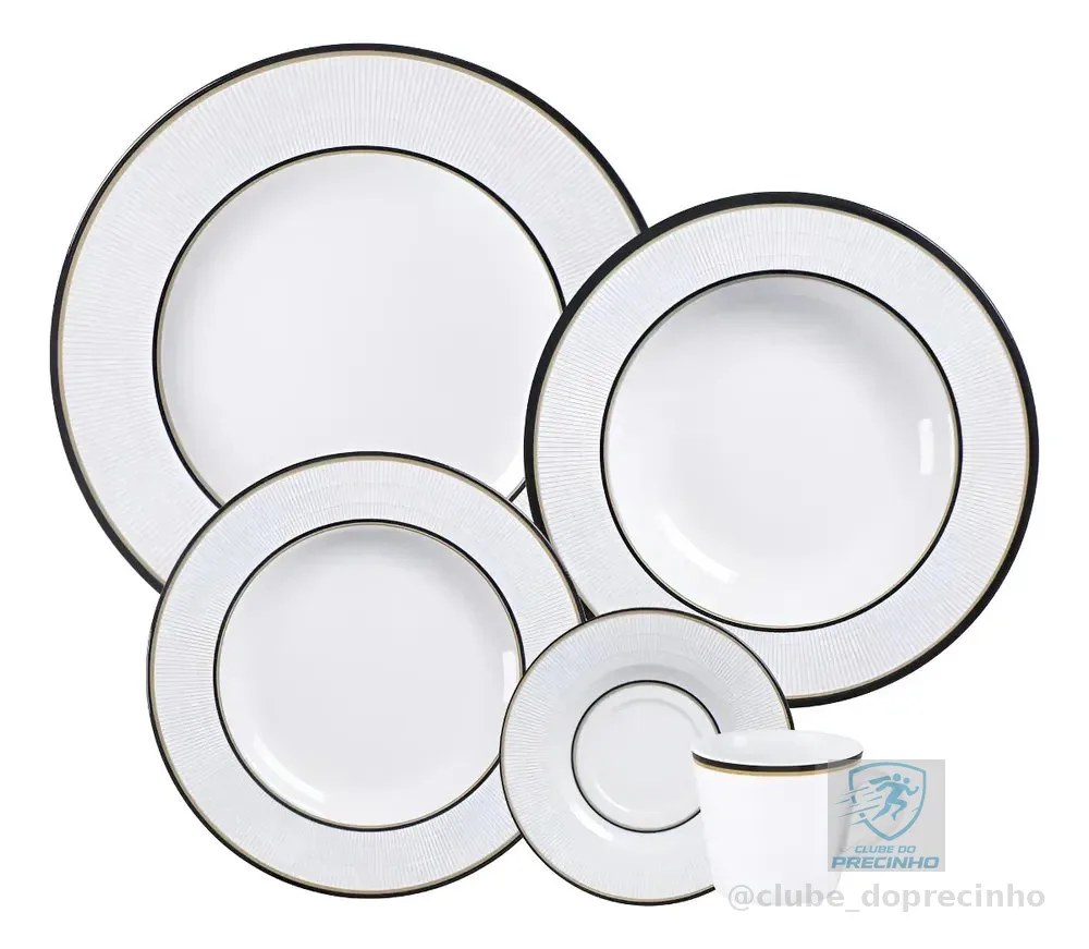 Aparelho Jantar Tramontina Sienna 20 Peças Porcelana