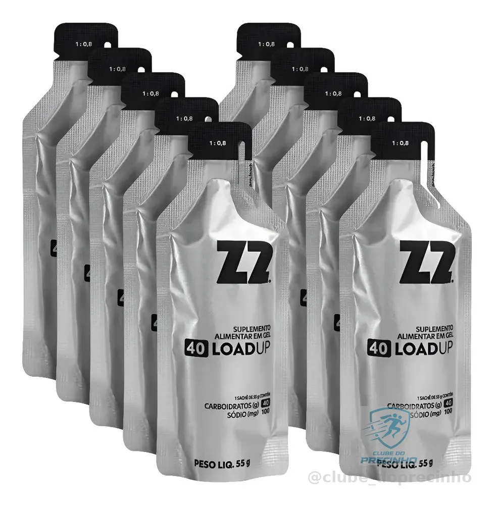 Energy Gel Z2 Original 40 Carb Box 10uni Sachê 55g Original