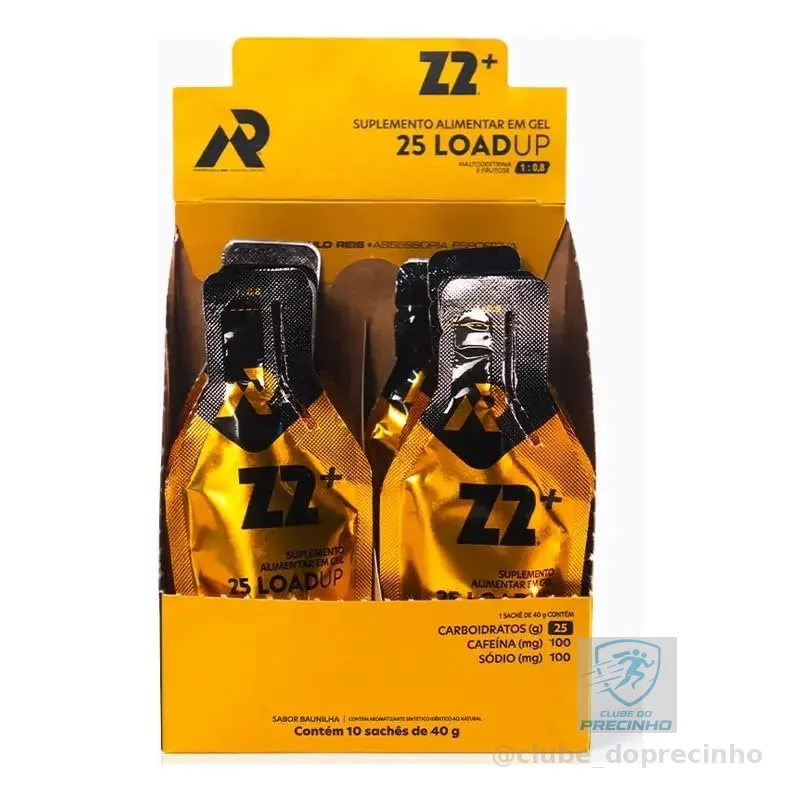 ENERGY GEL Z2+ (CAFEINA) MPR - SABOR BAUNILHA (25CARB) - CX/ 10un x 40g- Validade curta